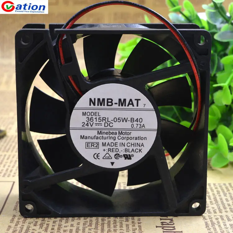 

Fan Ultra Silent Computer PC Case For Original NMB 3615RL-05W-B40 9038 9CM 24V 0.73A Waterproof Inverter Cooling Fan