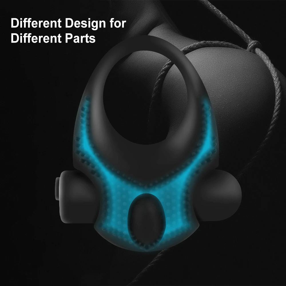 Кольцо вибратор на пенис Секс игрушки для Для мужчин вибрирующие Эрекционные