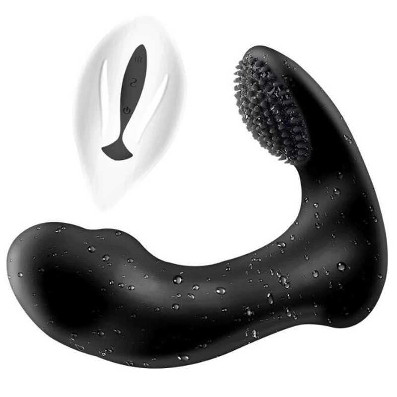 Мужчины Простата Массажер Анальный вибратор Силикон 12 Скорости Попки Подставка
