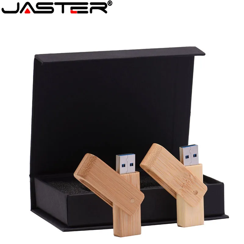 Usb флеш накопитель JASTER карбонизированный бамбуковый 4 64 Гб|USB флэш-накопители| |