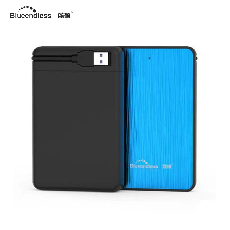 Blueendless 2018 USB жесткий диск Красочный Алюминий 2 5 'Sata к 3 0 внешний 1 ТБ для ноутбука