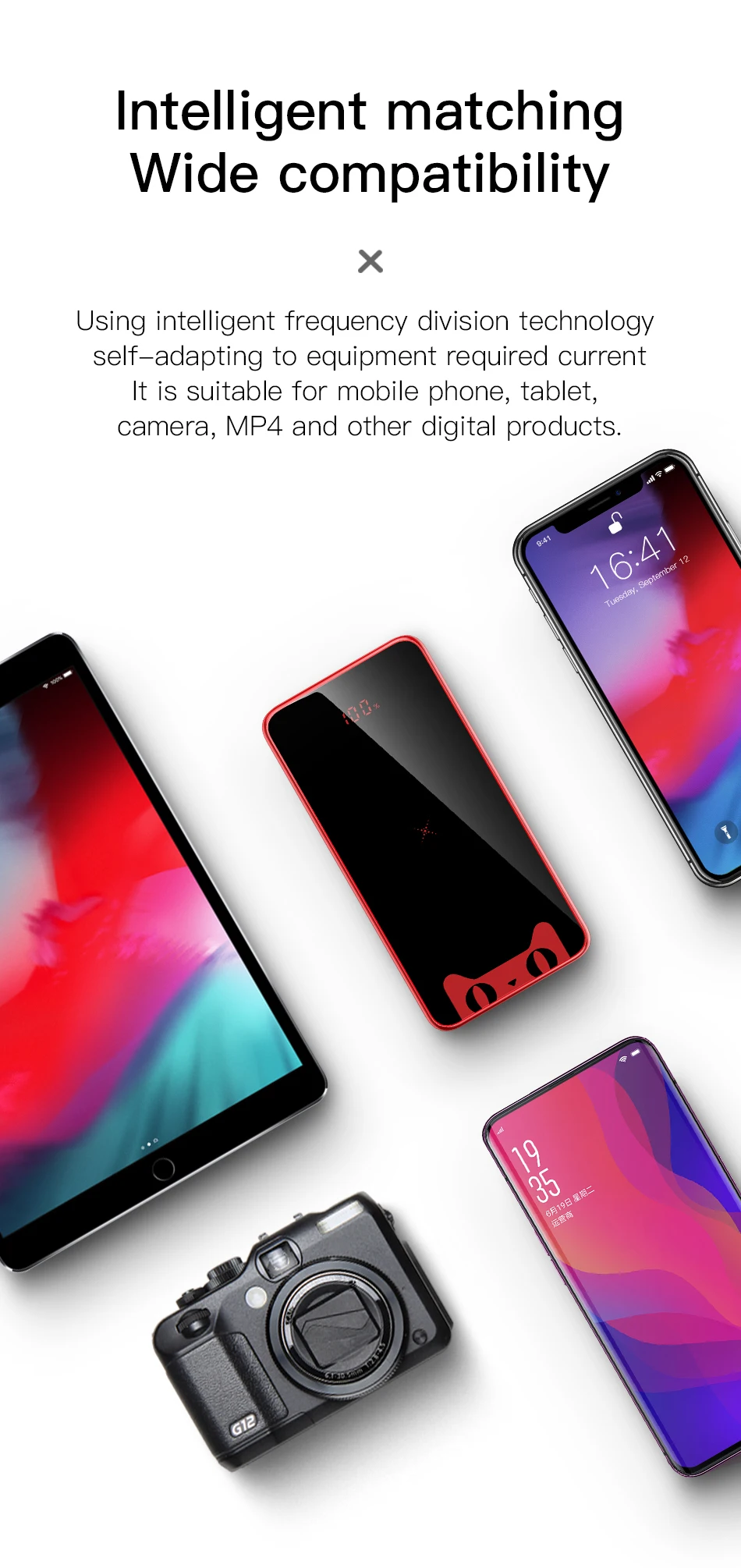 Baseus Tmall Cat 10000 мАч портативное Qi Беспроводное зарядное устройство, внешний аккумулятор для iPhone 11 Pro Max Xiaomi Mi 9