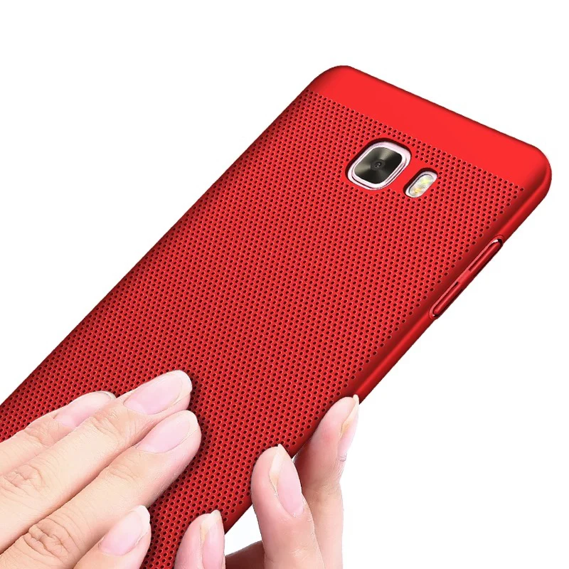 Живой чехол для Samsung Galaxy S5 S6 Edge plus полые рассеивания тепла Чехол Жесткий ПК S7 край