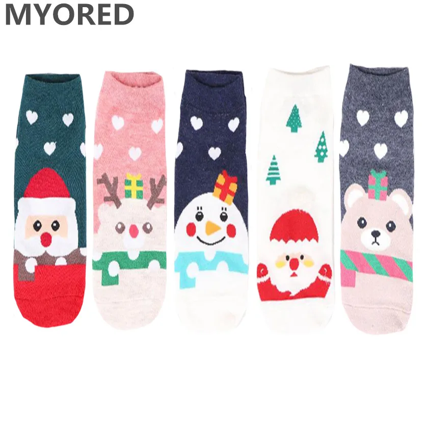 MYORED/5 пар женские короткие носки хлопковые на крестины повседневные для девочек