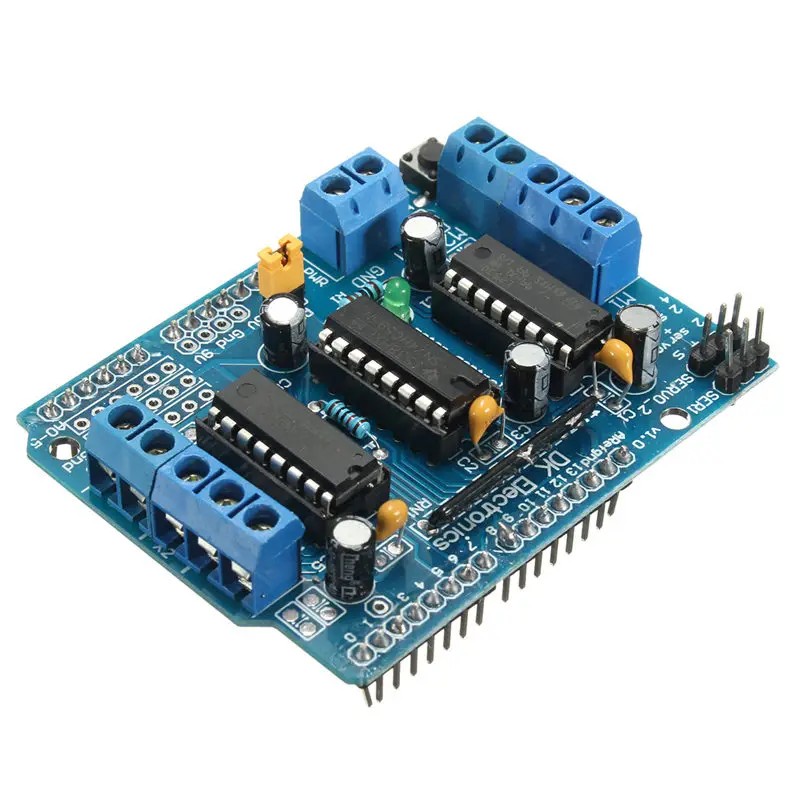L293D щит управления двигателем Плата расширения привода двигателя для Arduino Щит DIY
