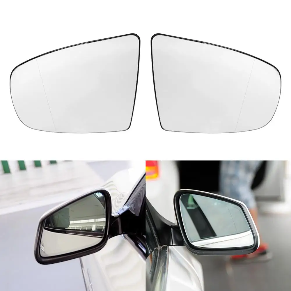 VODOOL 2 шт. автомобильное левое правое зеркало стекло с подогревом заднего вида для
