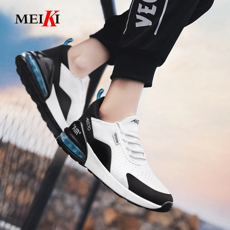 MEIKI/2019 Мужская модная обувь в стиле хип-хоп мужские кожаные кроссовки граффити с