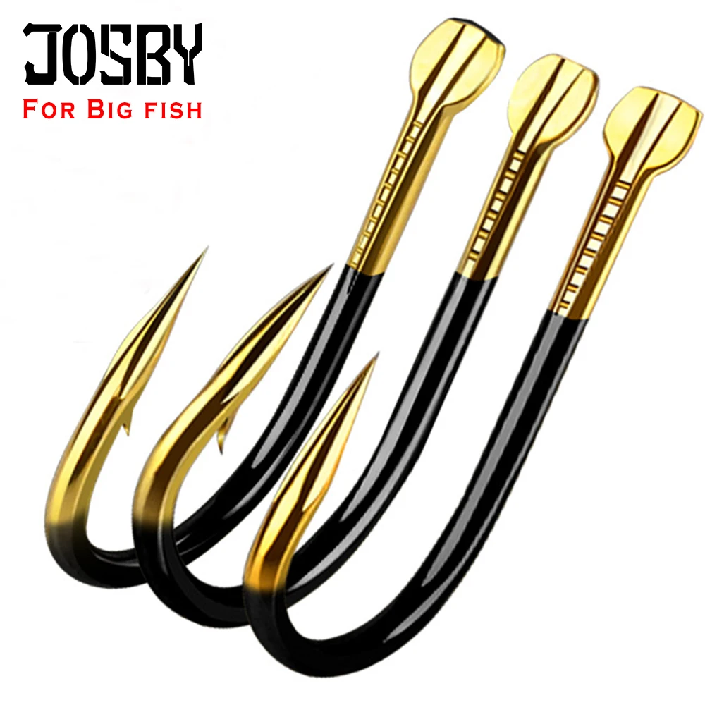JOSBY 15 шт. 30 шт. рыболовные крючки 2#-4#6#8#10#12# Высокоуглеродистая сталь углеродистая черная Приманка Держатель рыболовный крючок набор Высокое Качество Колючая