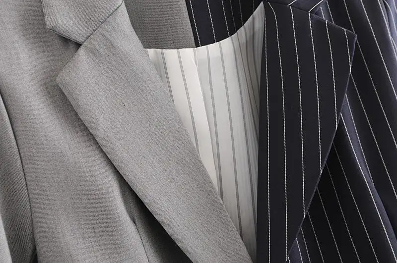 Женские блейзеры и куртки весна 2019 блейзер в полоску стиле пэчворк с цветными