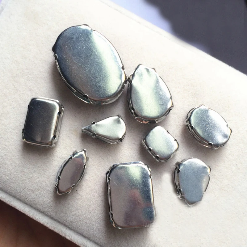 Sewing Craft Claw Rhinestone Water Drop Black Diamond 8mm 8x13mm 10x14mm 13x18mm Evening Dress Decorations On Rhinestones | Дом и сад