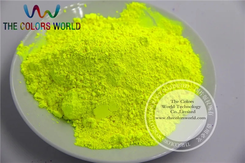 TCFG-610  Yellow   neon Colors Fluorescent Neon  Pigment Powder for Nail Polish&Painting&Printing 1 lot= 50g
