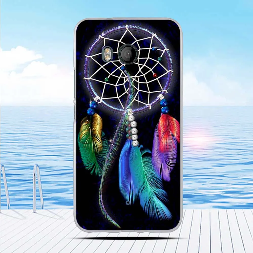Phone Cases For HTC U11 Case Cover Silicone Transparent Flower Capa U 11 Funda | Мобильные телефоны и аксессуары