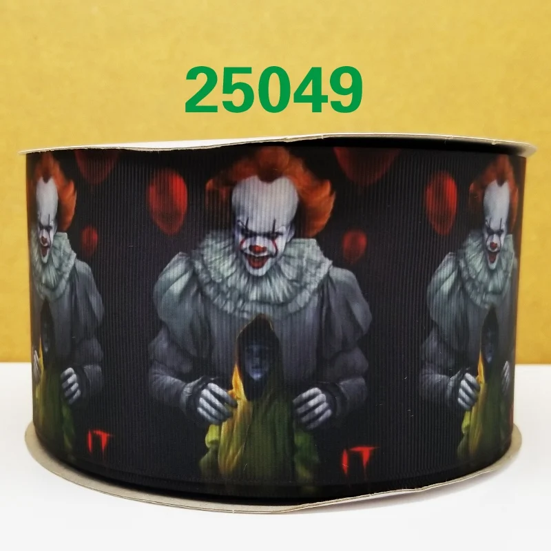 50 ярдов на размер лента для Хэллоуина с принтом корсажная лента 25050