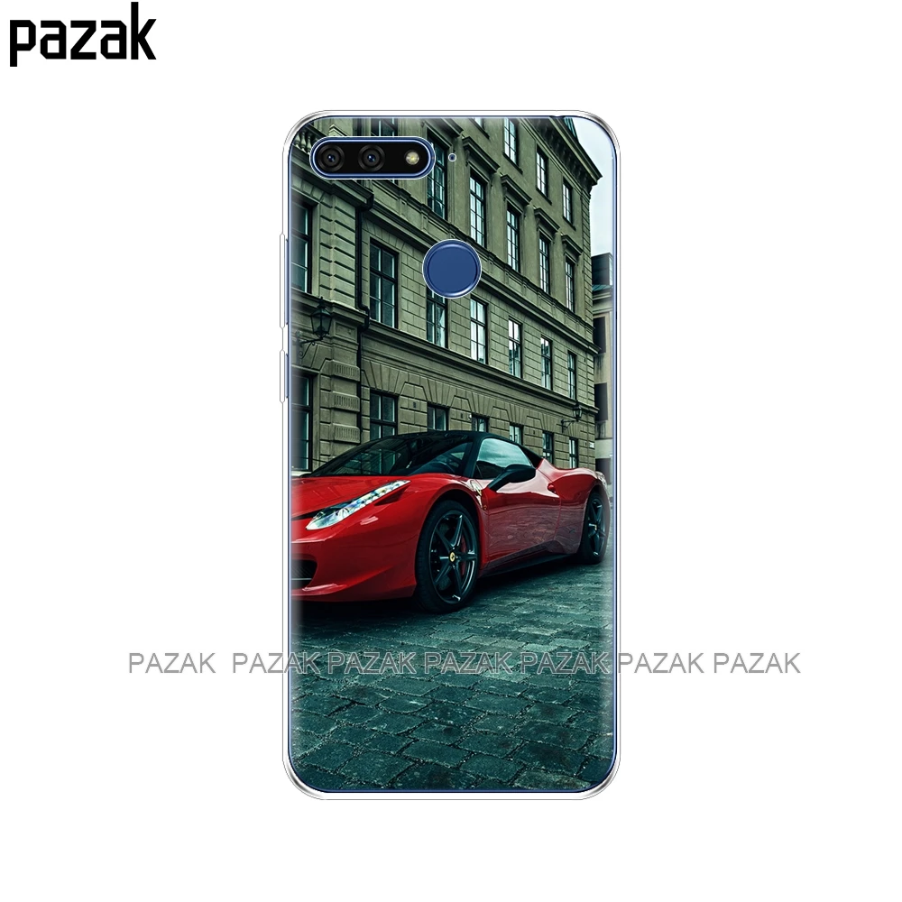 61389 Силиконовый чехол для huawei honor 7C, 5,7 дюймов, чехол мягкий, симпатичный, из ТПУ, защитный чехол для телефона huawei honor 7c Aum-L41 - Цвет: 61389
