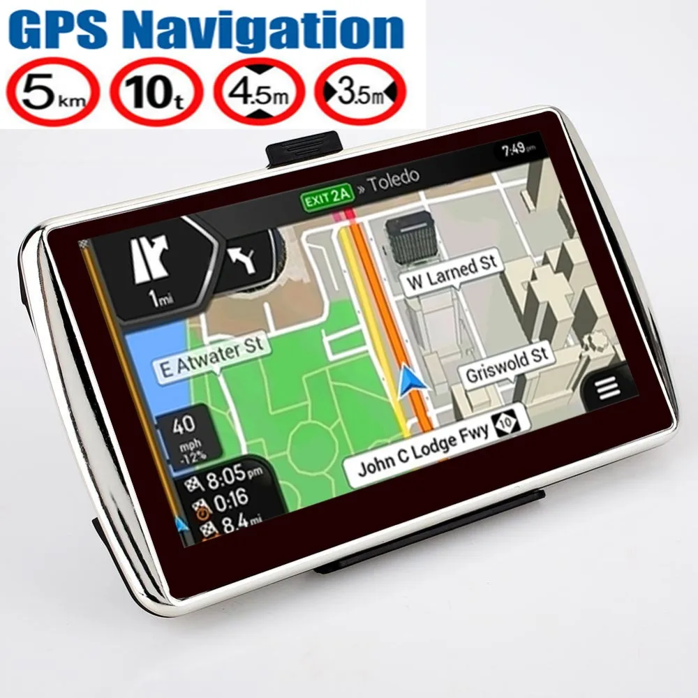 Автомобильный gps навигатор 7 дюймов HD FM Bluetooth Navitel сигнализация дорожный навигатор автомобильные аксессуары последняя карта Европы