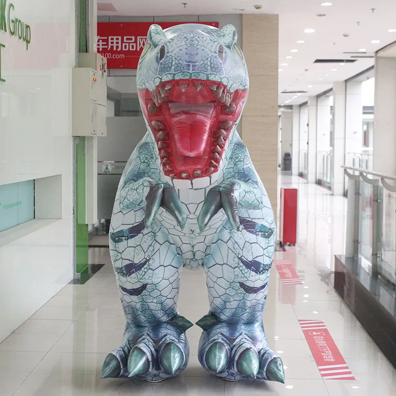 Новинка, 2 метра, маскарадный костюм для взрослых, костюм динозавра t-rex, вечерние, Пурим, фантазия, надувной, на Хэллоуин, карнавальный костюм для взрослых