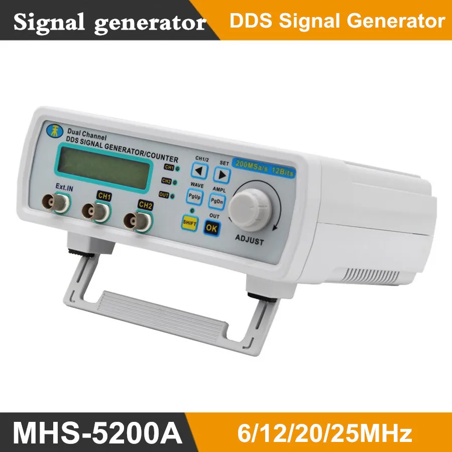 Цифровой DDS двухканальный сигнал MHS 5200A Источник генератора сигналов