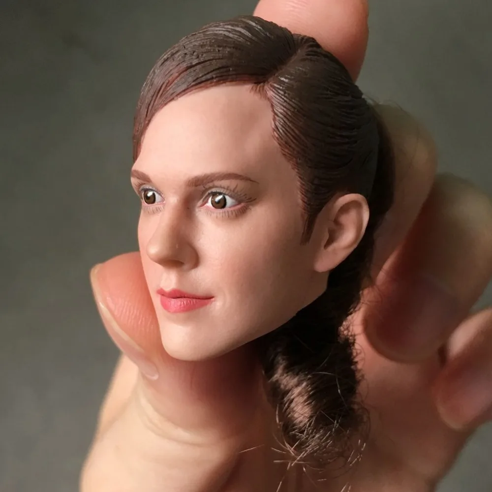 [Wamami] 1:6 весы Ma игрушки женская голова Sculpt посаженный парик волос 12 &quotЭмма|toys