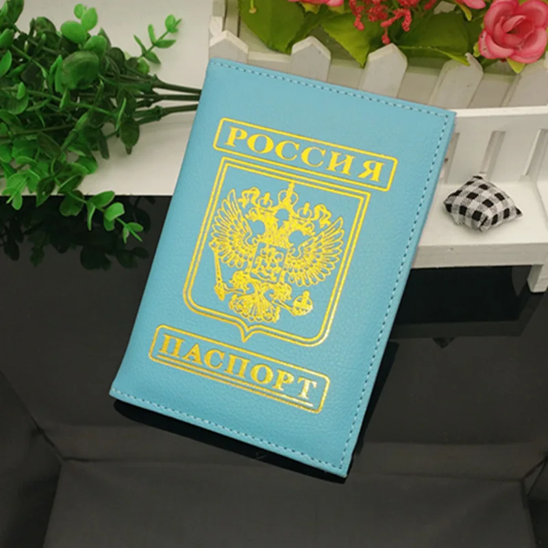 Обложка для паспорта мужчин и женщин из искусственной кожи России 2018 | Багаж