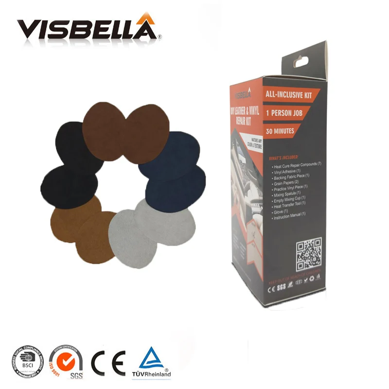 Visbella Liquid DIY кожаный виниловый Ремонтный комплект для сиденья дивана пальто отверстие трещина Rip Авто ткань патч Ремонтный комплект кожаный инструмент для восстановления