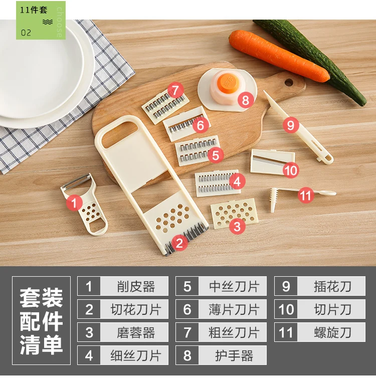 Главная Кухонная щетка картофельные проволоки резак multi function chopper cut чипсы ломтик