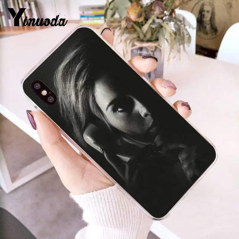 

Yinuoda Adele Adkins pop singer Printing TPU Phone Case for iPhone 8 7 6 6S Plus X 10 5 5S SE XR XS XSMAX11 11pro 11promax