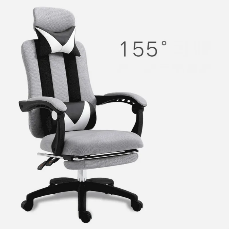 Кресло для игр с откидной спинкой Silla Oficina вращающееся Сетчатое кресло дома