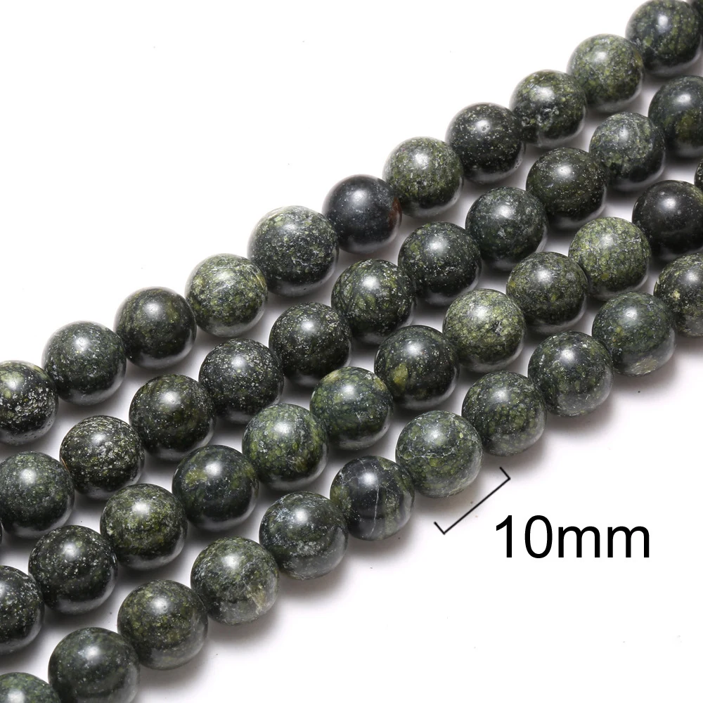 Бусины из натурального зеленого камня от производителя оптовая продажа