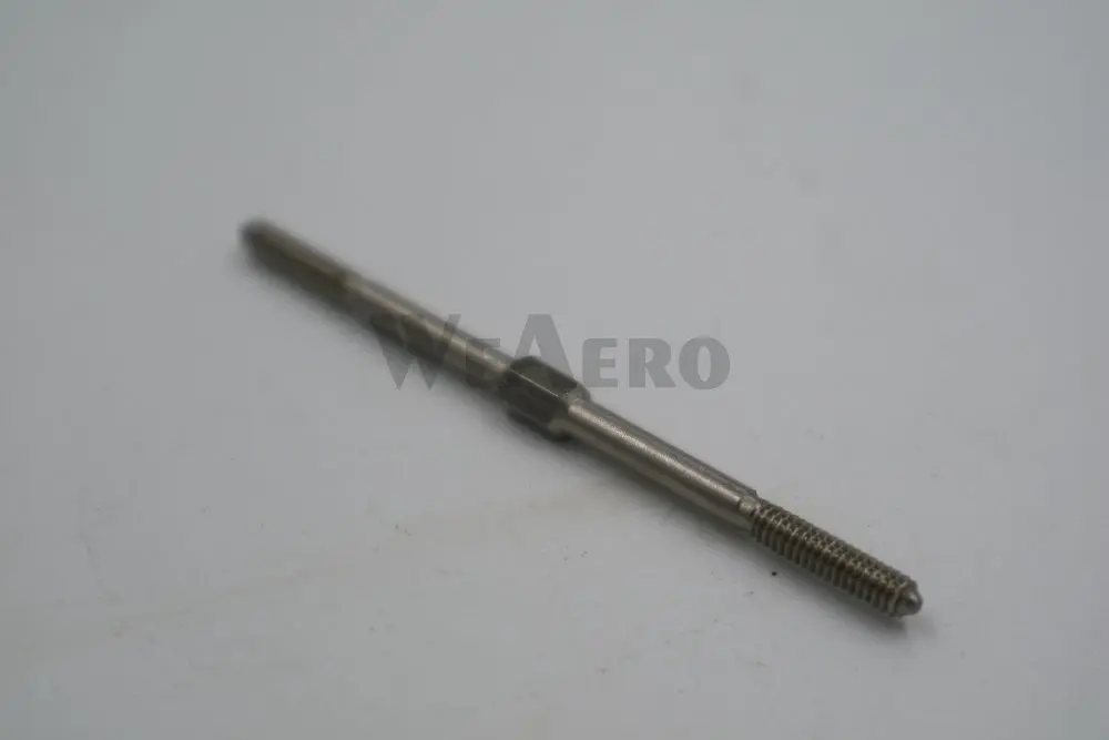 

Stainless Steel Hexagon Push Rod M3*3.15inch with U.S System Left & Right Teeth