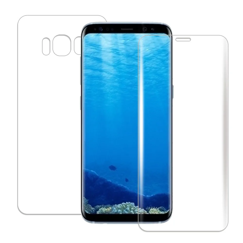 Nano Мягкий ТПУ протектор экрана для Samsung Galaxy S10 plus lite S9 S8 само-заживляющая HD