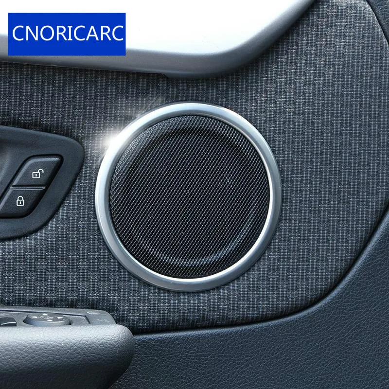 CNORICARC 4 шт. хромированный ABS Автомобильный Дверной клаксон круглый декоративный