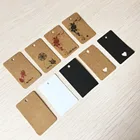 50 шт., бумажные бирки для свадеб и вечеринок