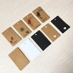 50 шт., бумажные бирки для свадеб и вечеринок