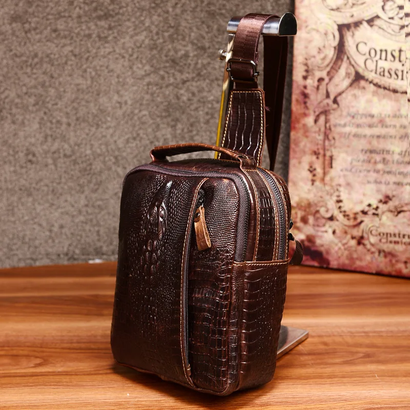 Сумка крокодиловая из натуральной воловьей кожи для мужчин и женщин | Багаж сумки