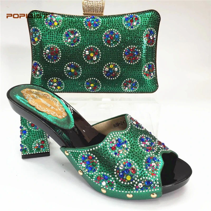 Royal Blue Italian Ladies Shoes and Bags To Match Set Wedding Shoe Bag Sets Nigerian Women | Обувь