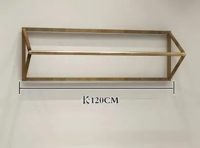 Магазин стойки настенные простые настенные женские одежды магазин Висячие стойки детская вешалка для одежды - Цвет: 120cm