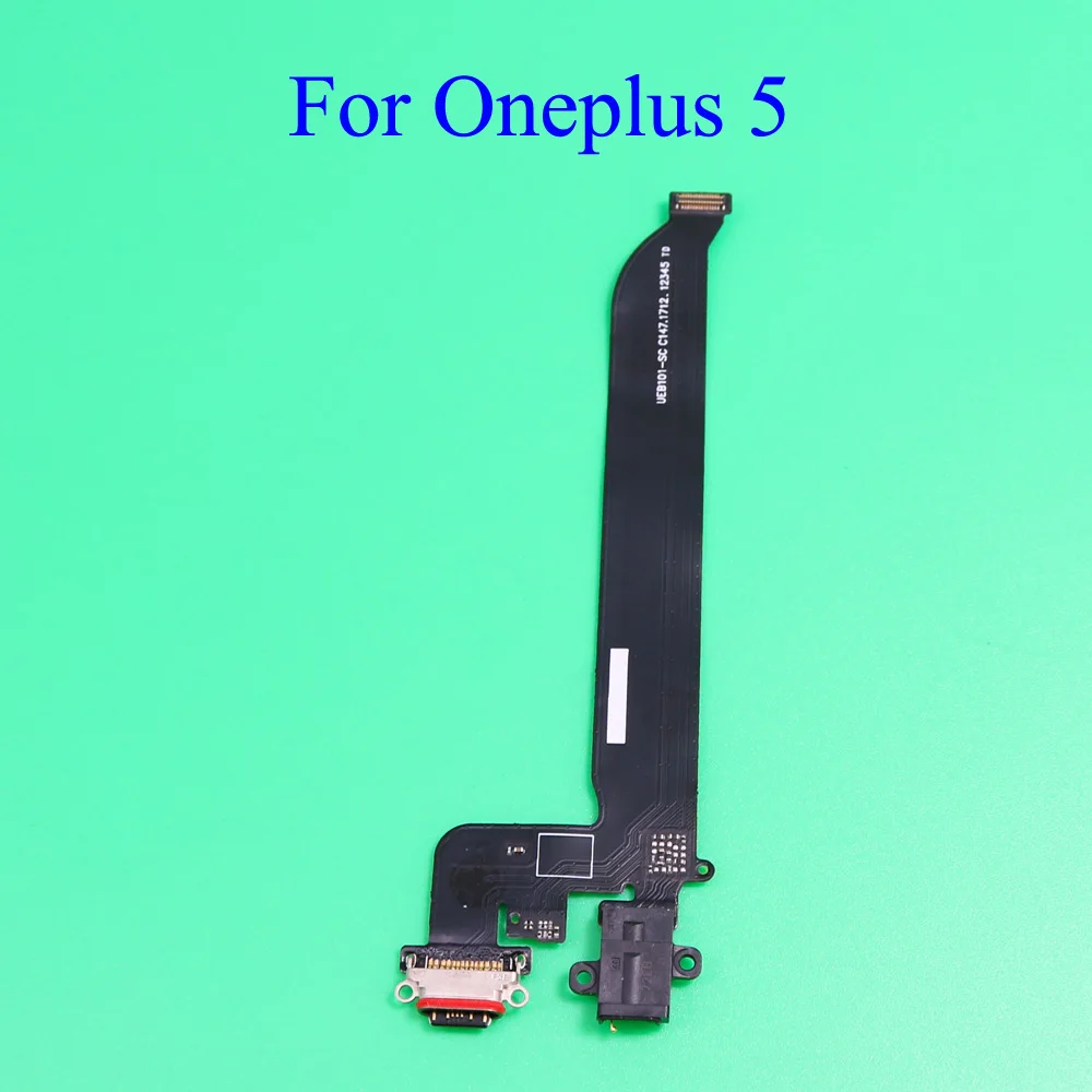 Высококачественный USB разъем YuXi для OnePlus One Plus 5 5T Type C док зарядки гибкий кабель