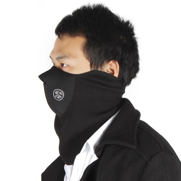 Дешевая Неопреновая велосипедная зимняя маска для лица грелка шеи катания на