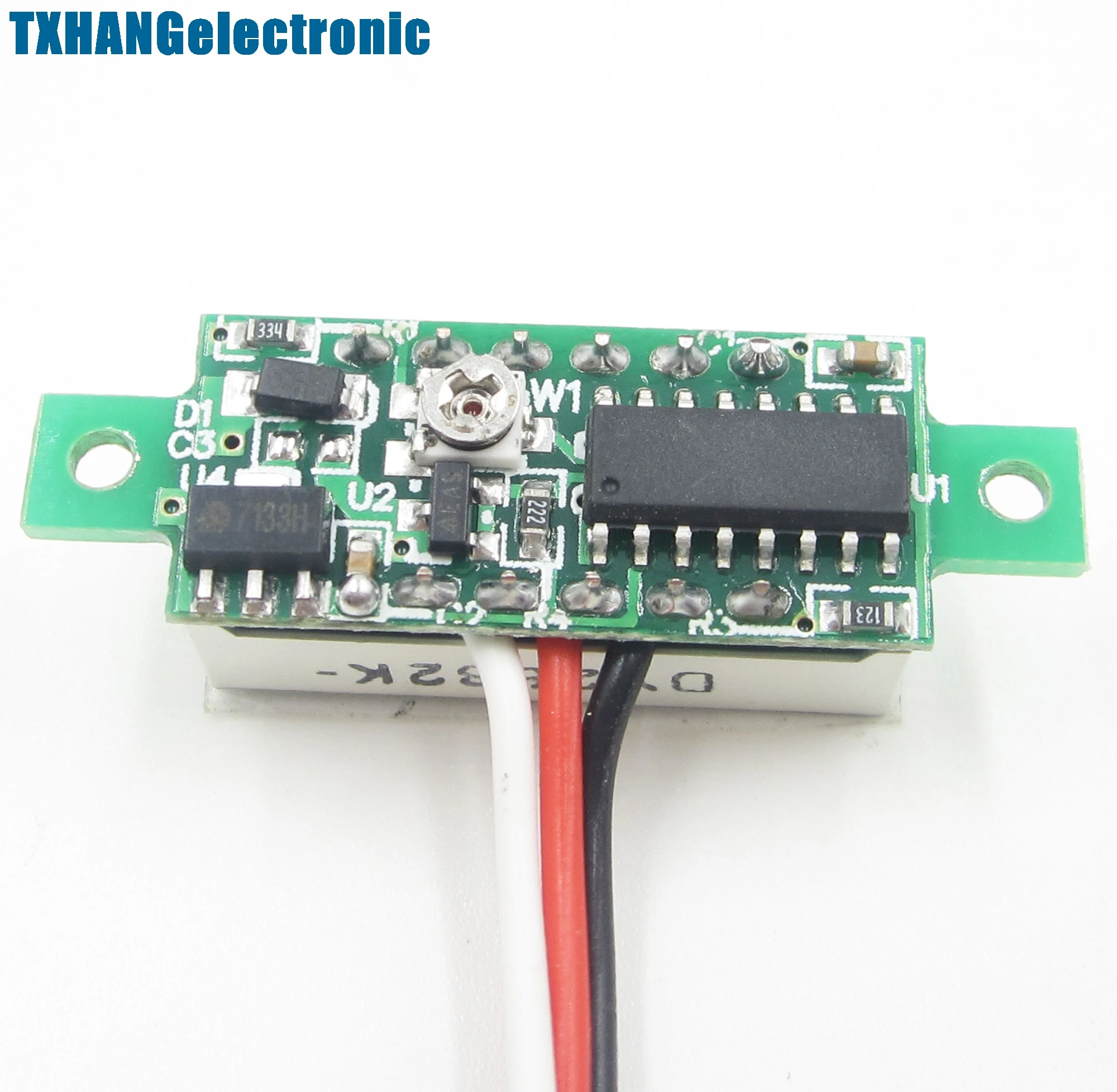 10 шт. 0 28 &quotLED DC 0-100 в цифровой вольтметр Панель метр красный цвет | Электронные