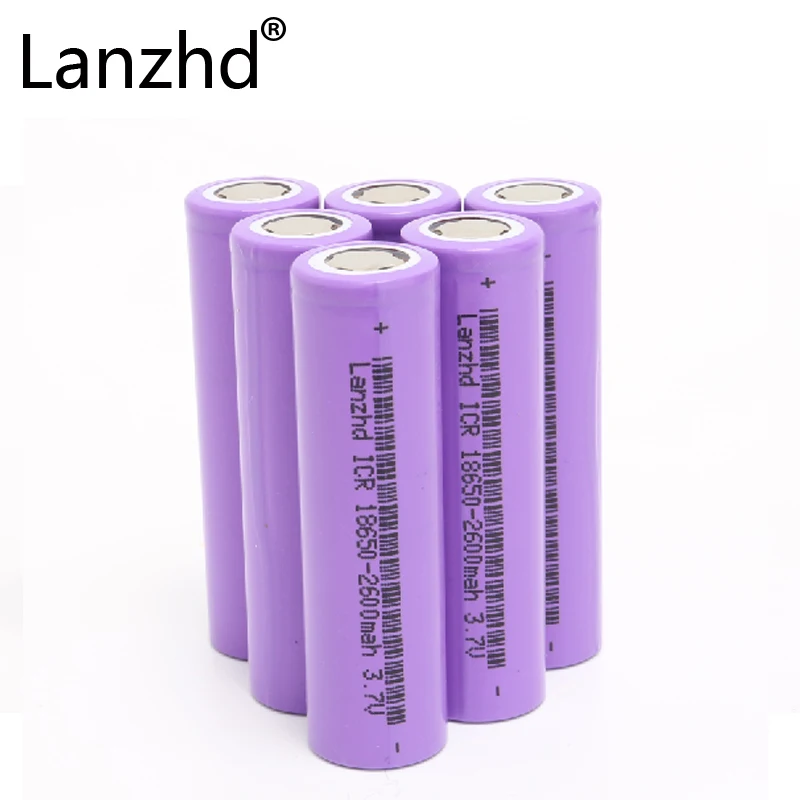 1 10 шт. 5C Power battery 18650 литиевые 2600mah Li lon 3 7 V Аккумулятор для электрических