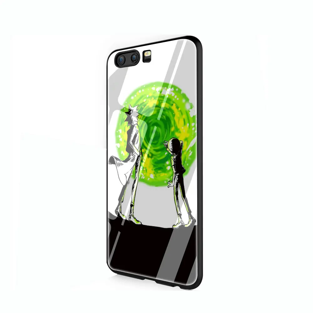 Рик и Морти, закаленное стекло, чехол для huawei P10 P20 P30 mate 20 Honor 9 10 Lite Pro 7A 8X P Smart - Цвет: G10