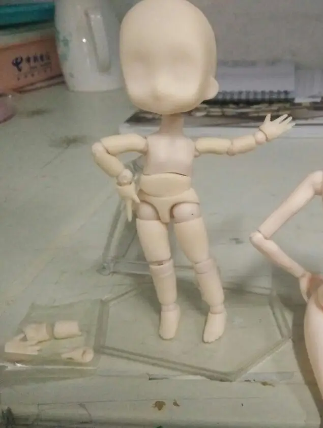 Ручной работы Diy кукла макияж материал, кукла изменить одежду аксессуар 360 градусов шарнир куклы OB тело 2 шт S0694L