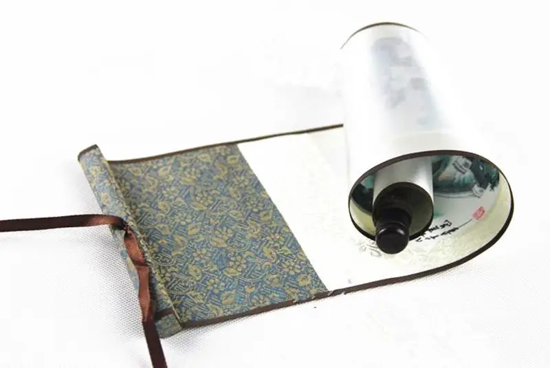 Картина из шелка с чернилами в китайском стиле Настенная картина для гостиной