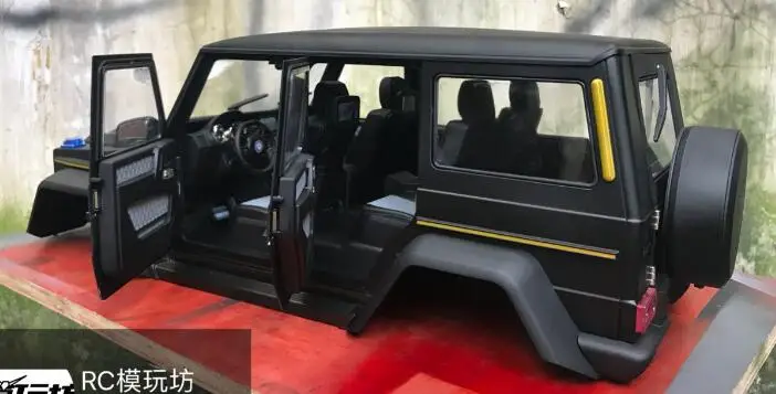 1/10 весы Rock Cralwer грузовика 313 мм G50 G65 черный Окрашенный корпус подходит для осевого