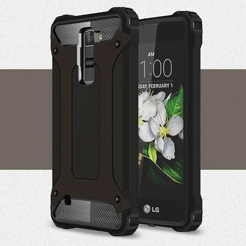 Для LG K4/K5/K7/K8 гибридный надежная защита от повреждений броня корпуса для