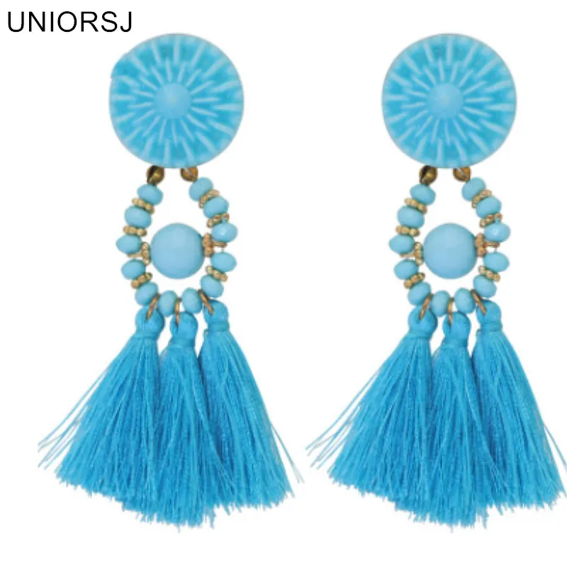 Women Boho Drop Dangle Fringe Earring Vintage Ethnic Statement Tassel Earrings Fashion Jewelry Charms | Украшения и аксессуары