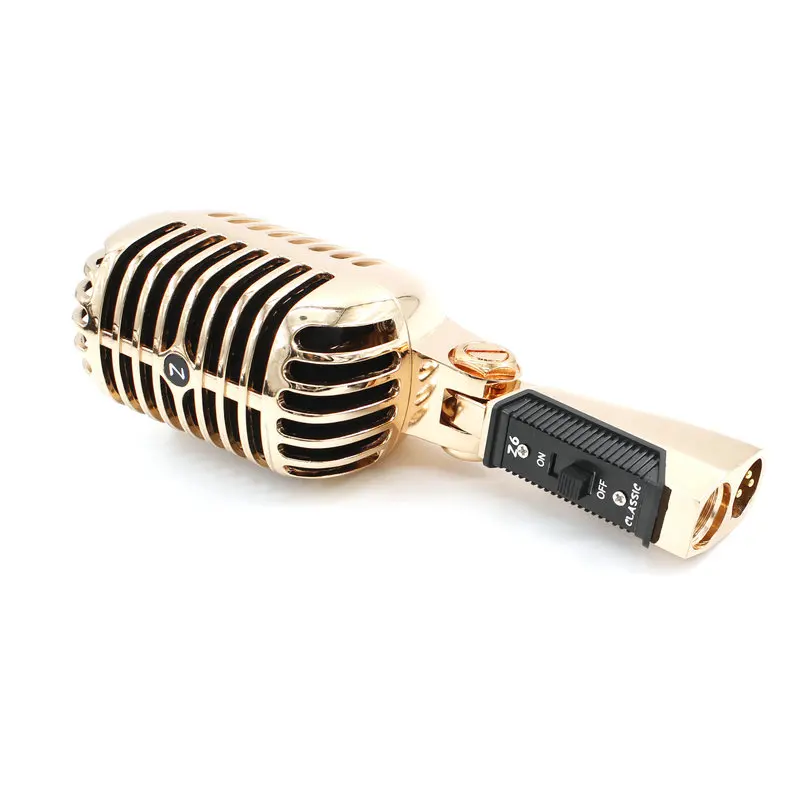 Professional Retro Microphone Speaker Jazz/blues With Metal Mesh Classic Dynamic Wedding Booth Mic |