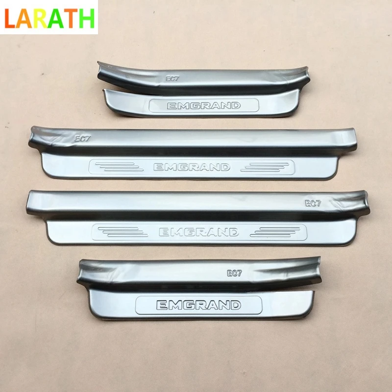 4 шт. накладки на пороги из нержавеющей стали для Emgrand 7 EC7 EC715 EC718 2014 2015