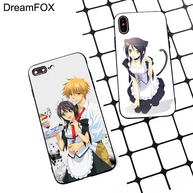 M536 Maid Sama Black Soft TPU Silicone Case Cover For Apple iPhone 11 Pro XR XS Max X 8 7 6 6S Plus 5 5S 5G SE |