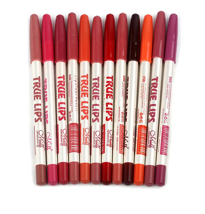 6 шт./упак. меньший деревянный карандаш для губ розового, красного, розового, светло-бежевого цвета матовая губная помада ручка из водонепроницаемого материала с матовым отблеском, для губ, подводка для губ, контурная ручка MN113
